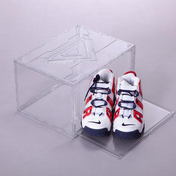 12 Packs Drop Side Acrylic Stackable Shoe Organizer -6