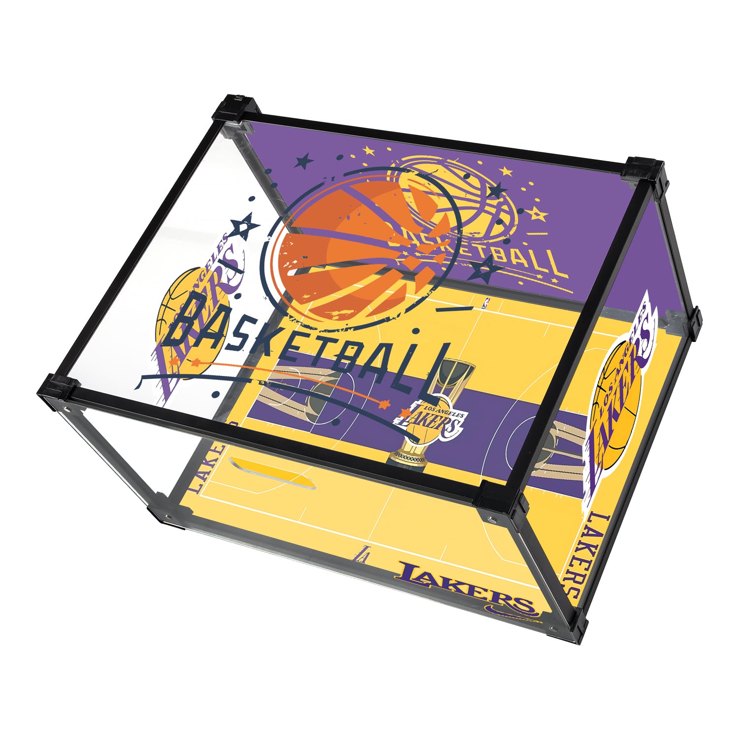 Los Angeles Lakers Custom Acrylic Shoe Display Box