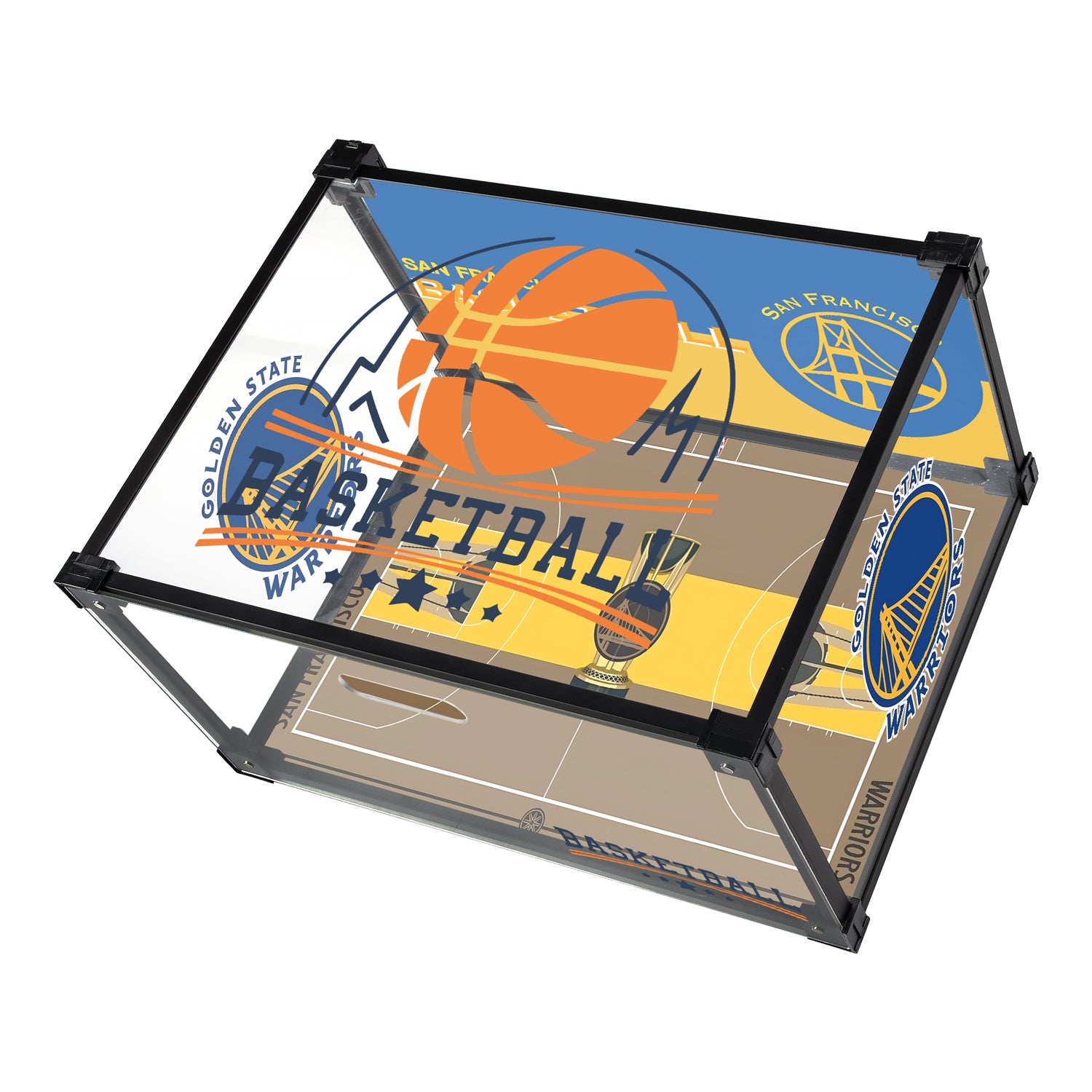 Golden State Warriors Custom Acrylic Shoe Display Box