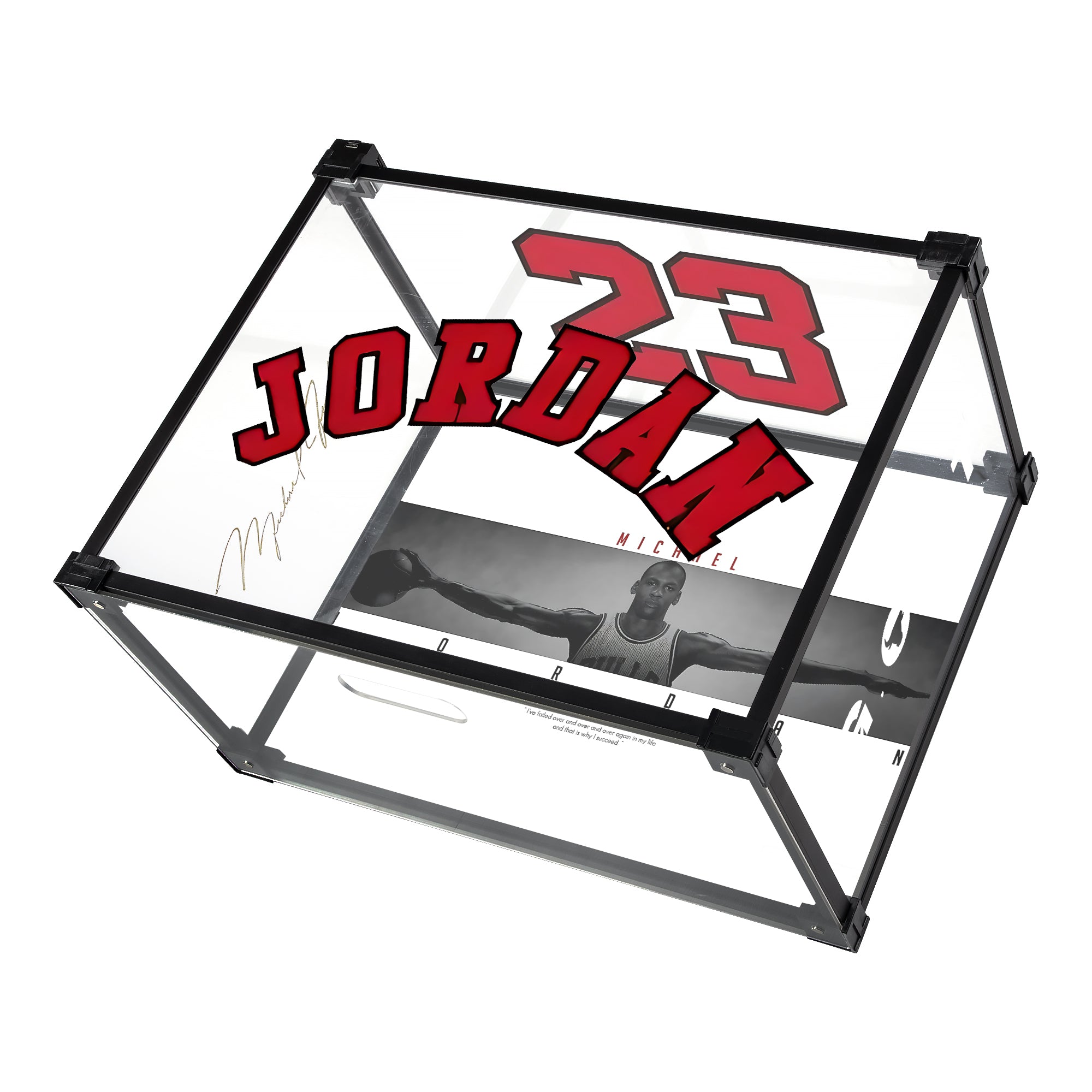 Jordan Wings Custom Acrylic Shoe Display Box