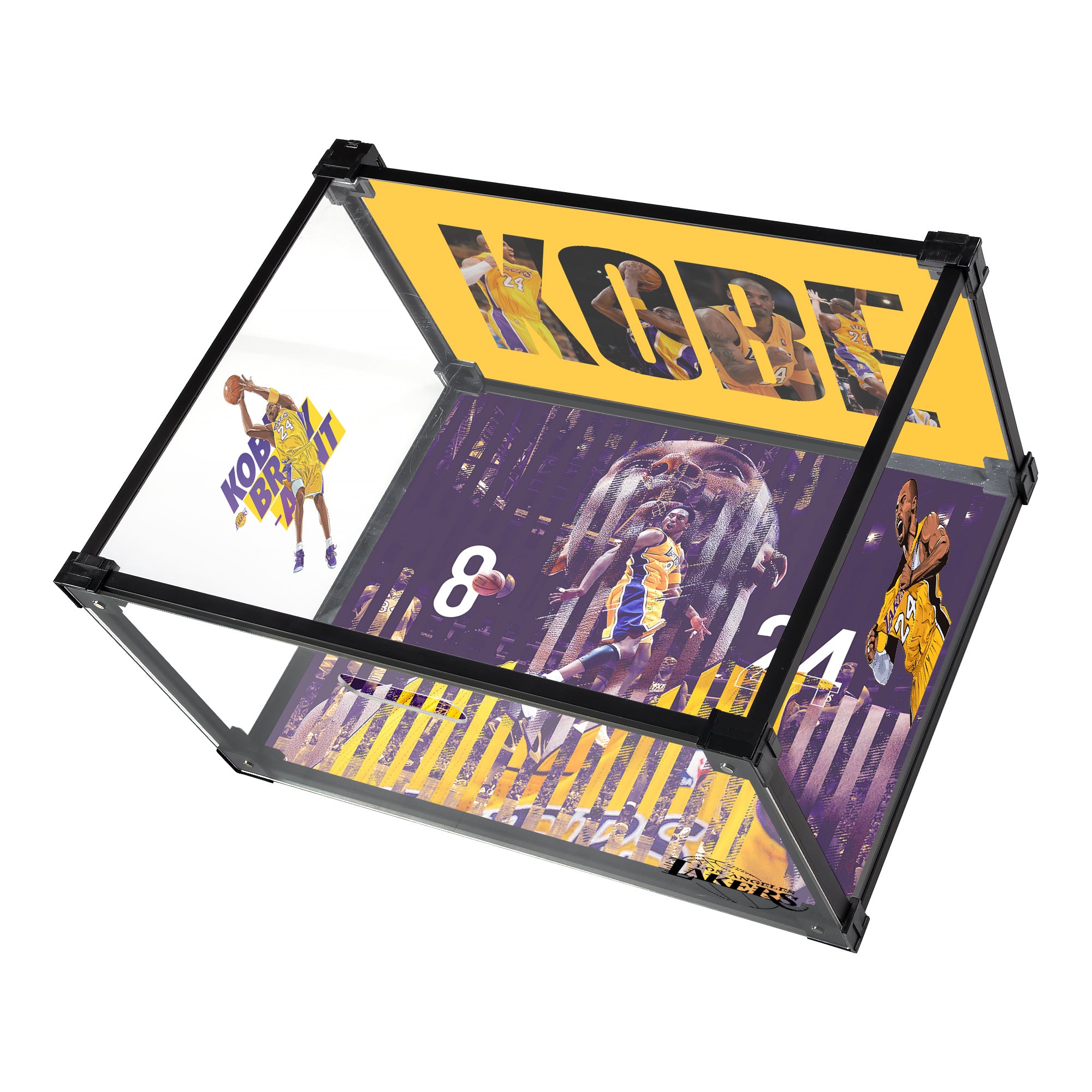 24 Hours Dedication-Kobe Series Custom Acrylic Shoe Display Box