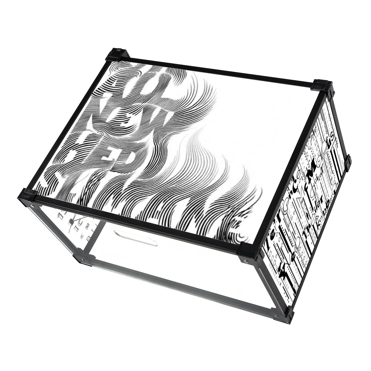 Font Style UV Print Custom Acrylic Shoe Display Box