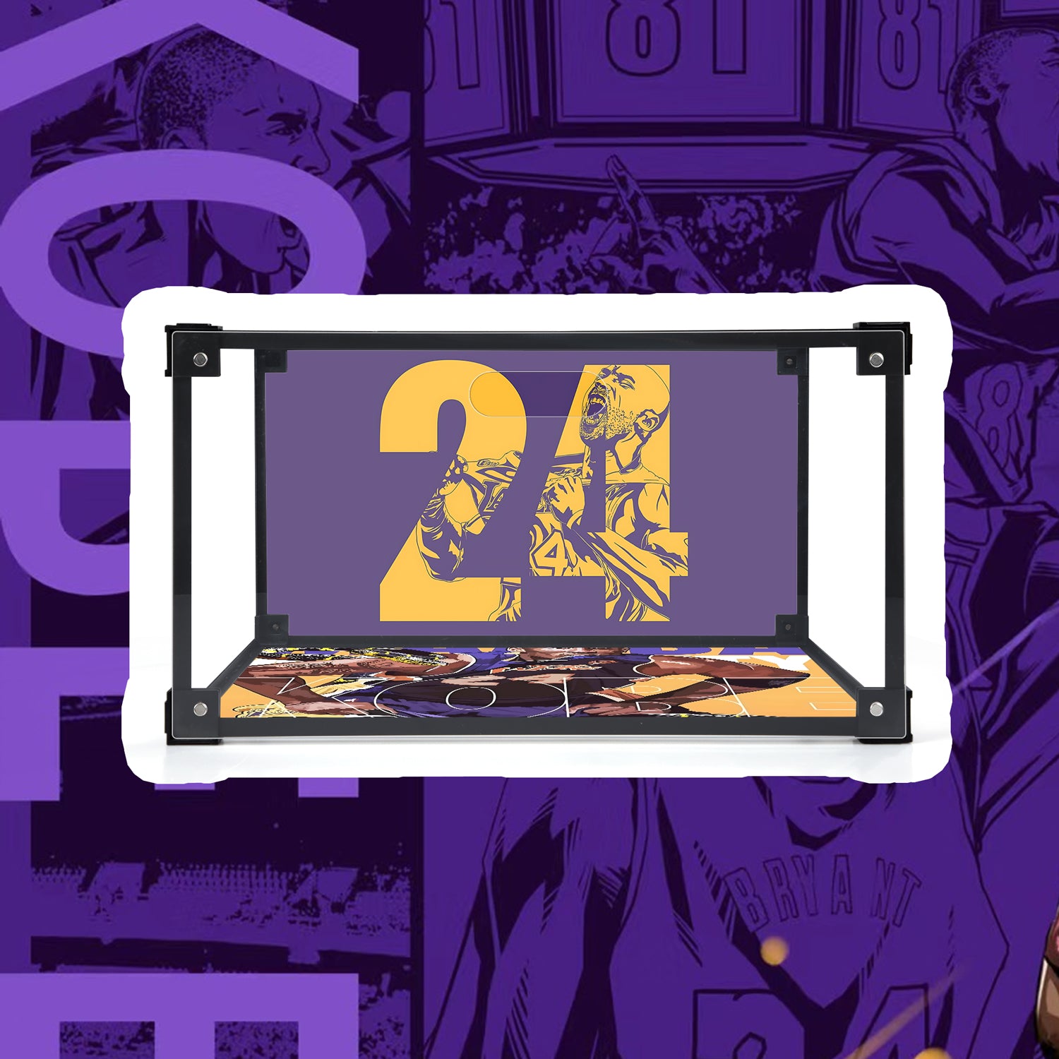 Mamba Forever-Kobe Series Custom Acrylic Shoe Display Box