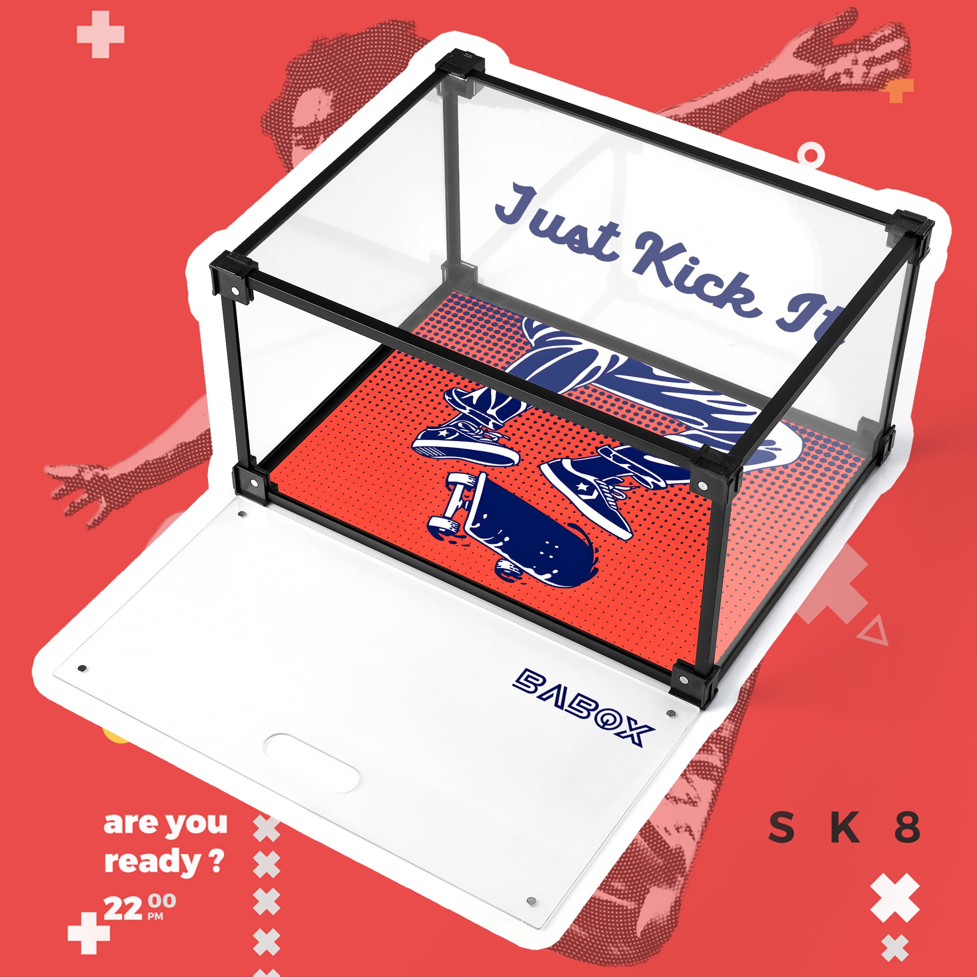 BVBOX 2025 StreetSoul Custom Acrylic Shoe Display Box