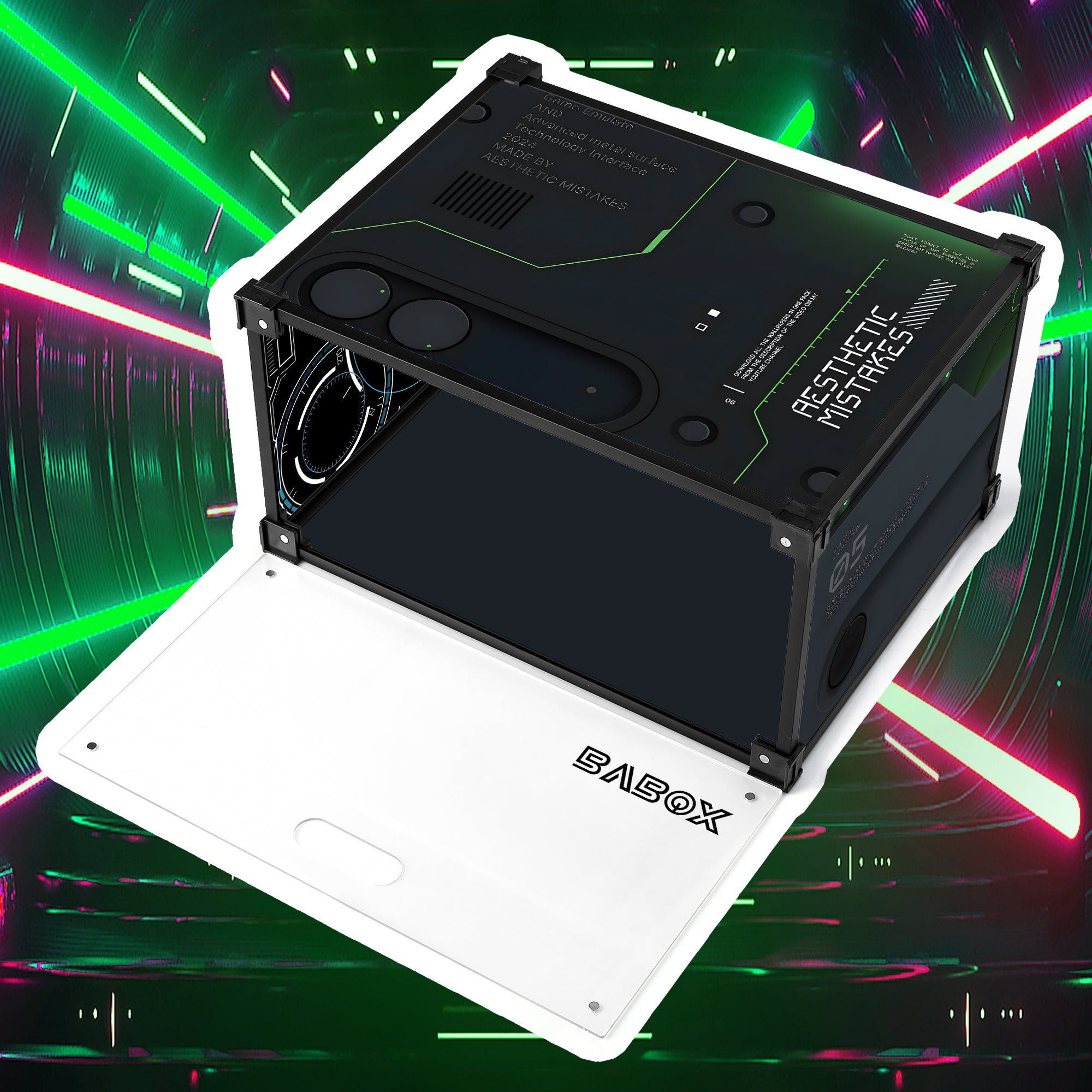 BVBOX 2025 CyberCore Container Custom Acrylic Shoe Display Box