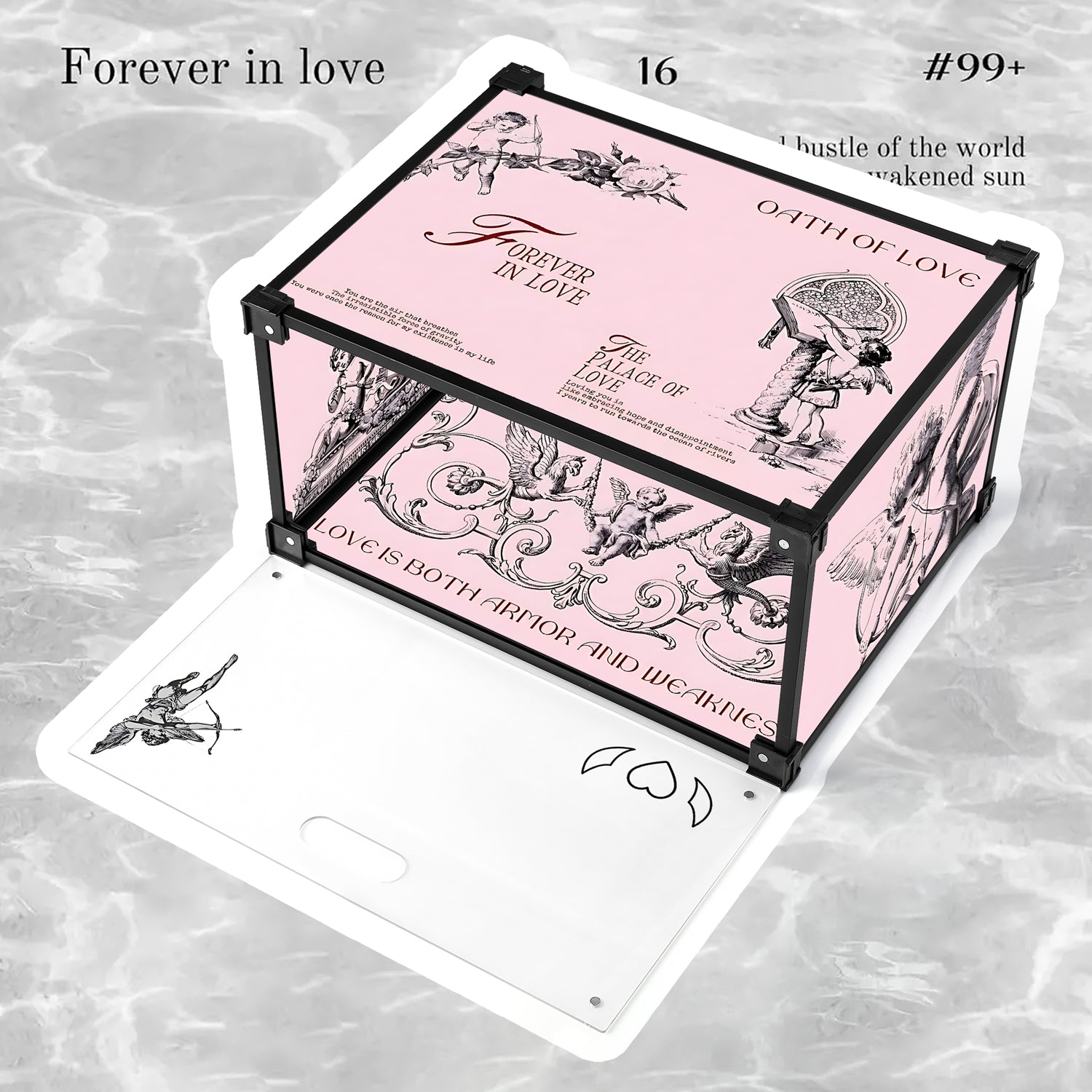 Cupid's Arrow-2025 Valentine's Day Series Custom Acrylic Shoe Display Box