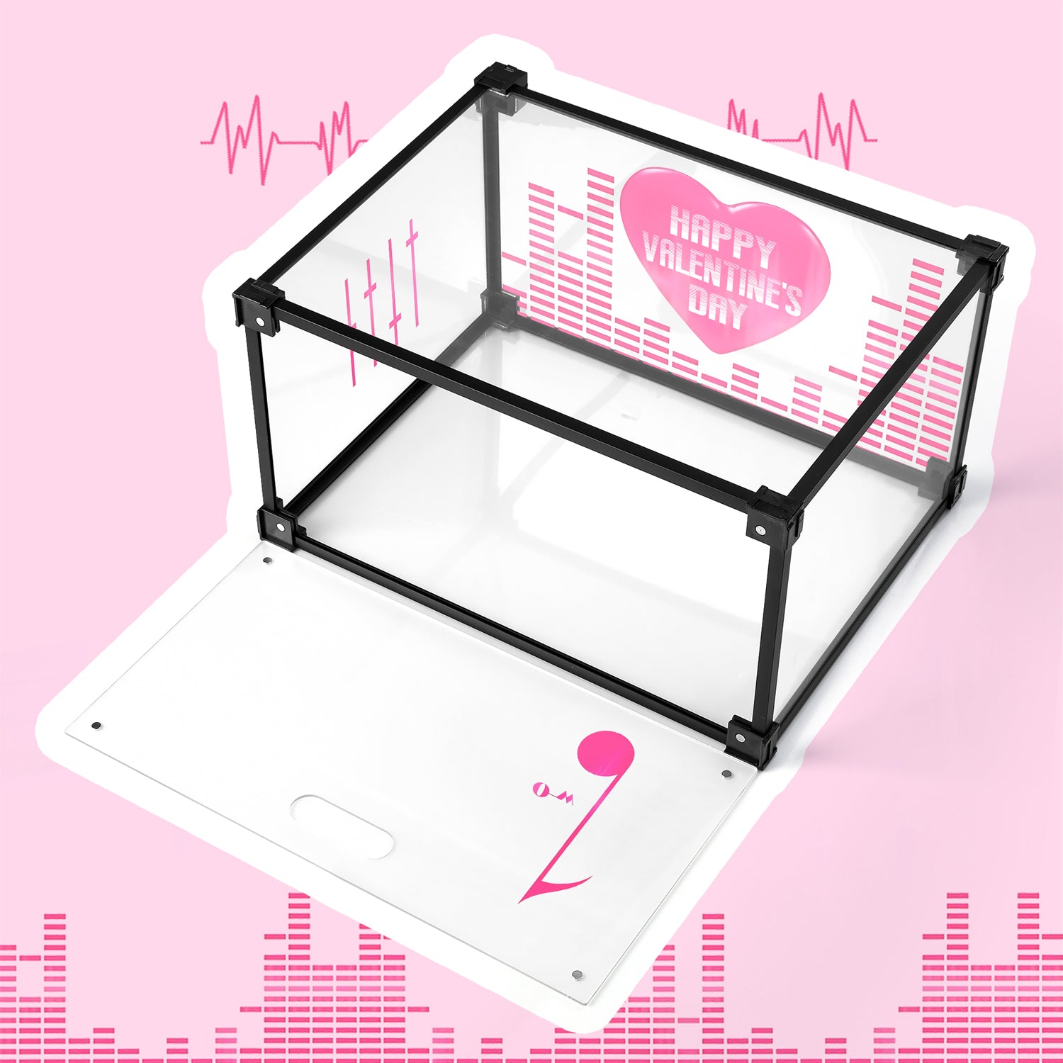 Heartbeat Rhythmix-2025 Valentine's Day Series Custom Acrylic Shoe Display Box