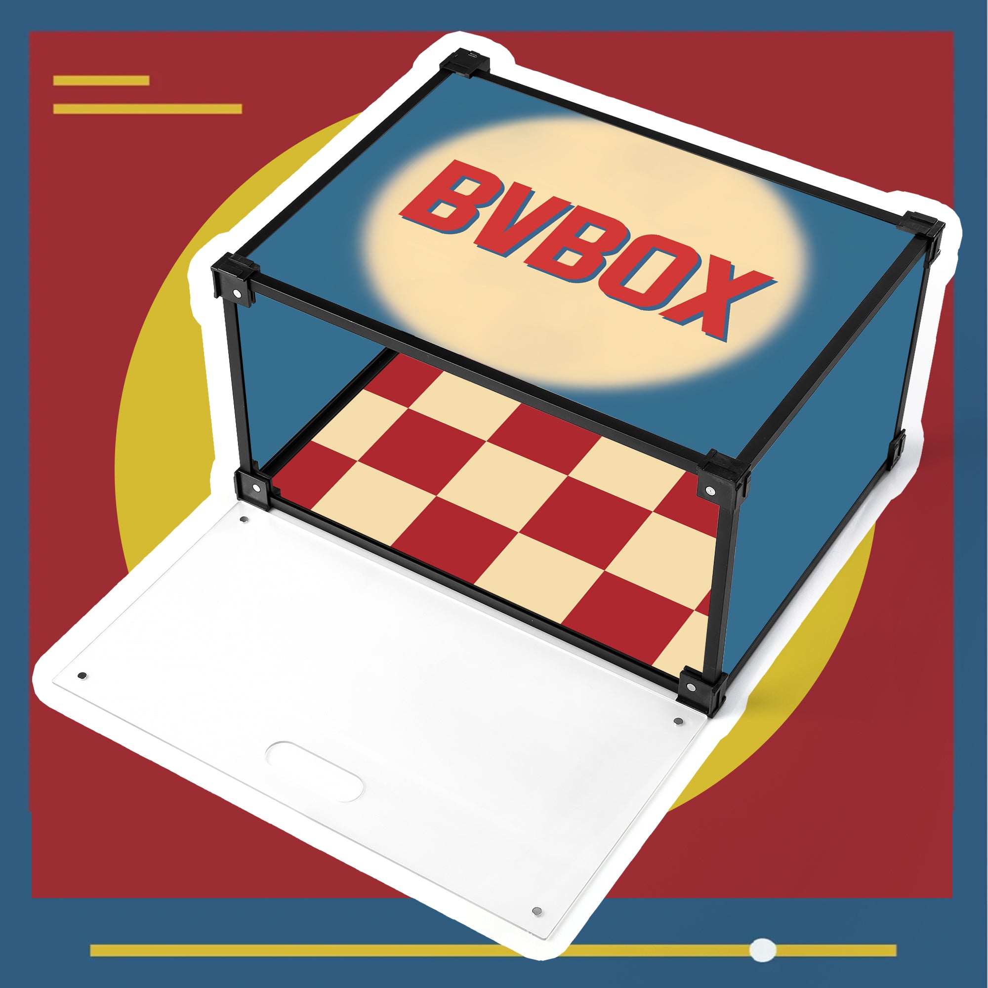 BVBOX 2025 Retro Revival Custom Acrylic Shoe Display Box