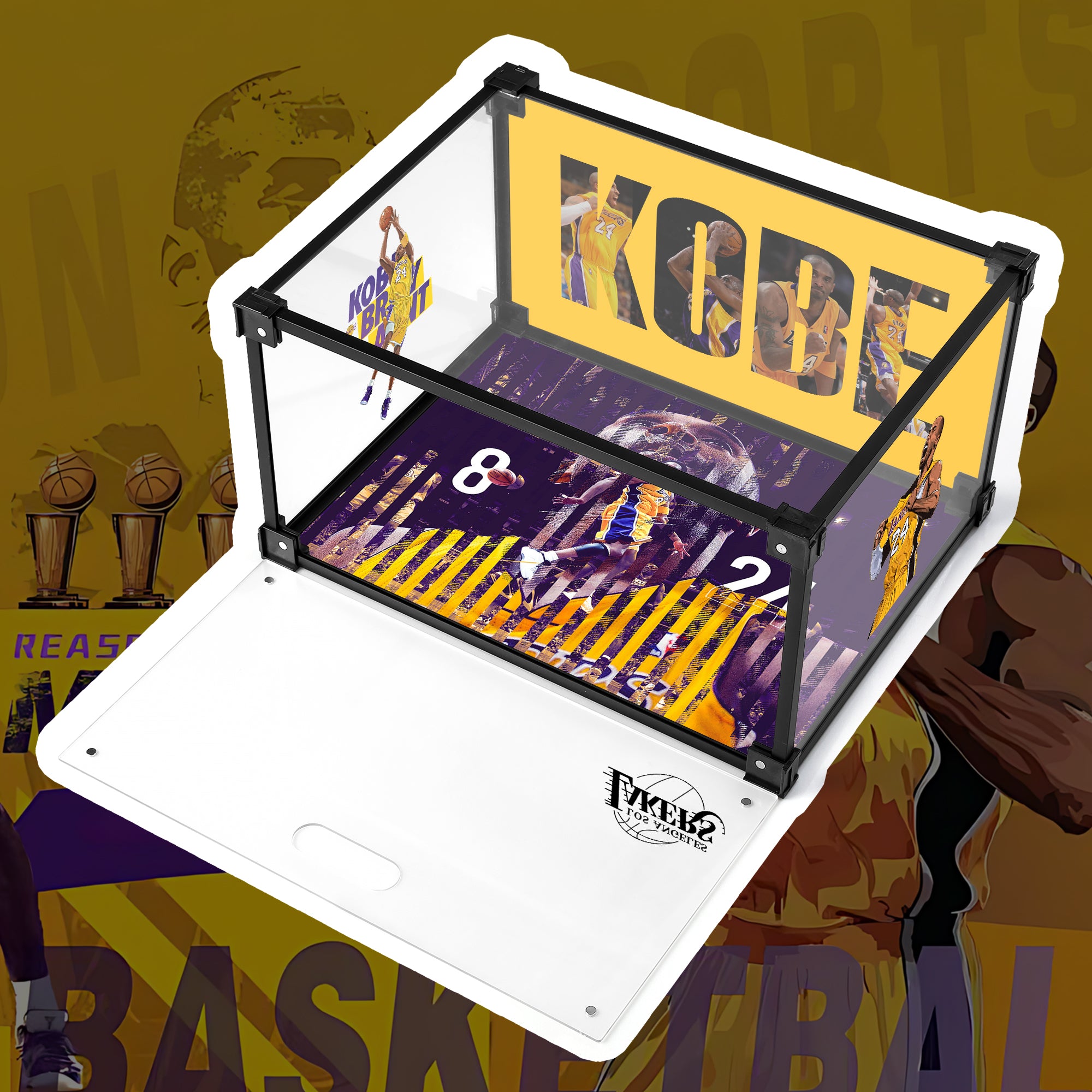 24 Hours Dedication-Kobe Series Custom Acrylic Shoe Display Box