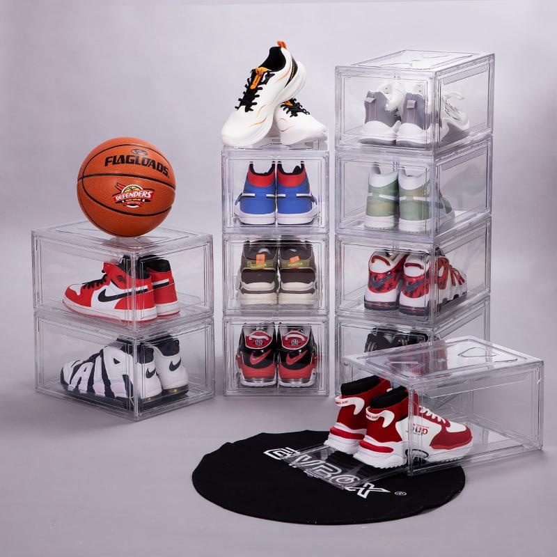 Acrylic Stackable Shoe Boxes -1