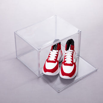 Clear Acrylic Stackable Shoe Storage Boxes -10