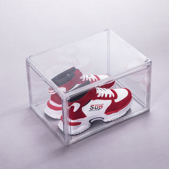 Clear Acrylic Stackable Shoe Storage Boxes -13