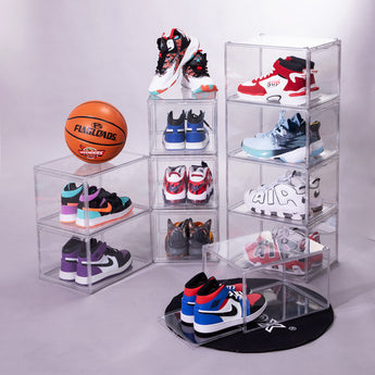 Clear Acrylic Stackable Shoe Storage Boxes -1