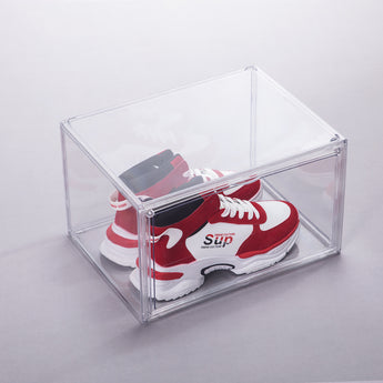 Clear Acrylic Stackable Shoe Storage Boxes -9