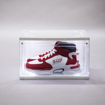 Transparent Drop Side LED Acrylic Shoe Box -6